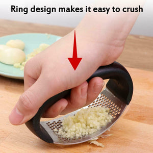 Stainless Steel Garlic Crusher