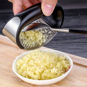 Stainless Steel Garlic Crusher