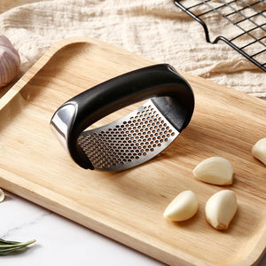 Stainless Steel Garlic Crusher